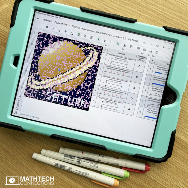 Digital Math Pixel Art Math Tech Connections