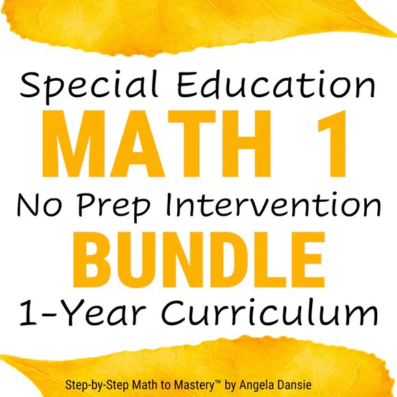 Special Ed Math Curriculum Bundles Save 2035 StepbyStep Math to