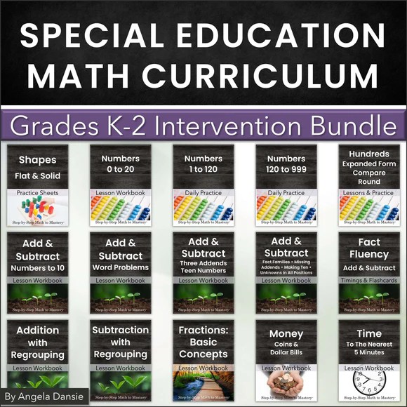 Special Ed Math Curriculum Bundles Save 2035 StepbyStep Math to