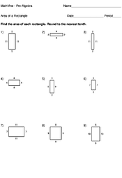 Area of a Rectangle - MathVine.com