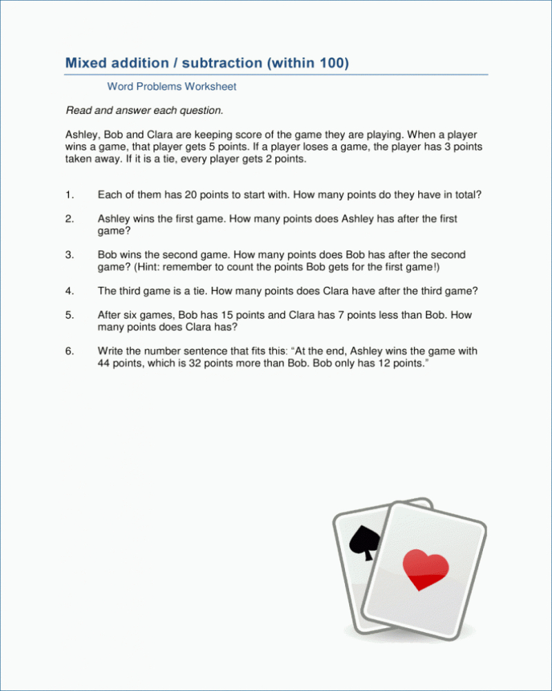 3rd Grade Math Word Problems Printable Worksheets Math Worksheets Printable