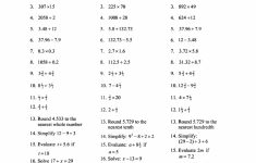 8th Grade Math Worksheets Printable With Answers - Math Worksheets