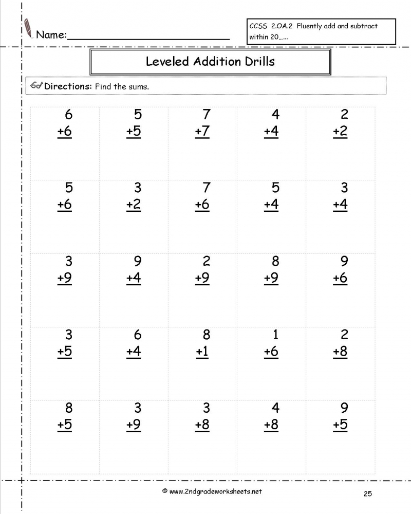 Free Math Worksheets And Printouts Math Worksheets Printable