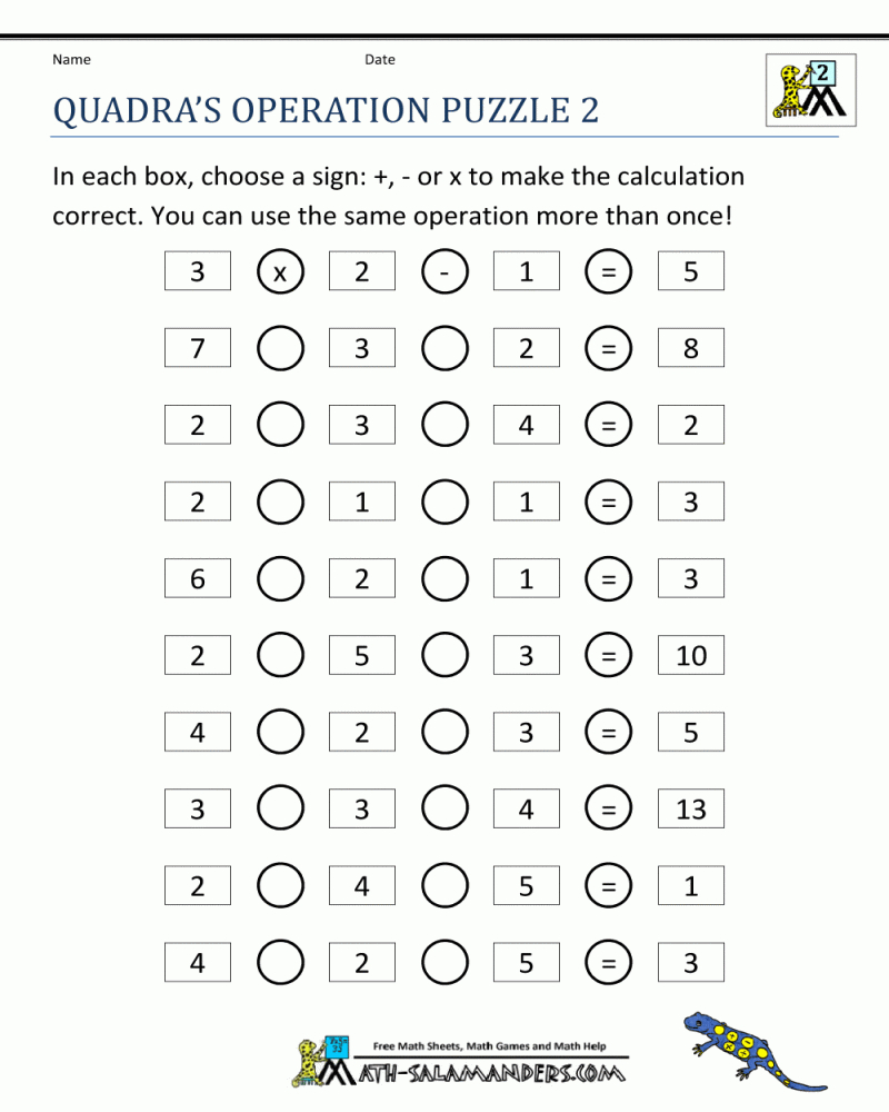 7th Grade Math Worksheets Puzzles Printable Math Worksheets Printable