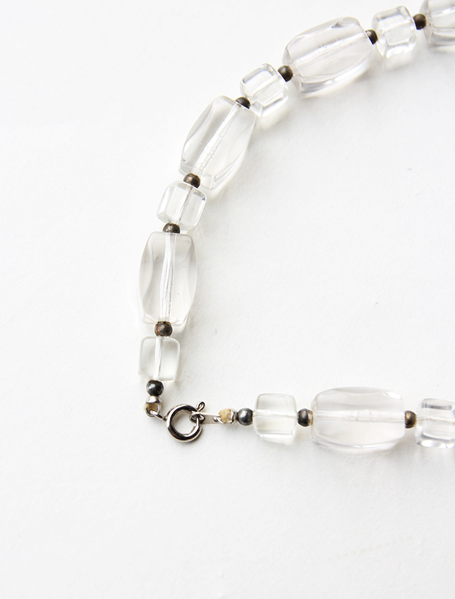 MATIN » Blog Archive » OLD CLEAR BEADS NECKLACE