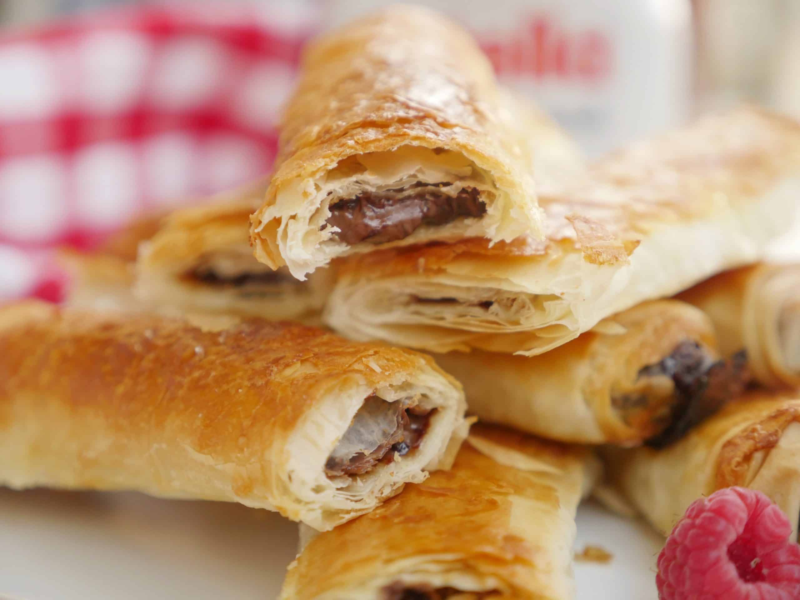 Krispiga Filodegsrullar Med Nutella - Matinspo.se