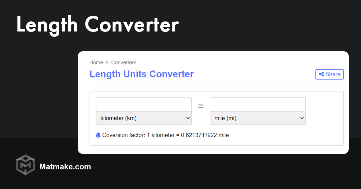 Length Converter Matmake