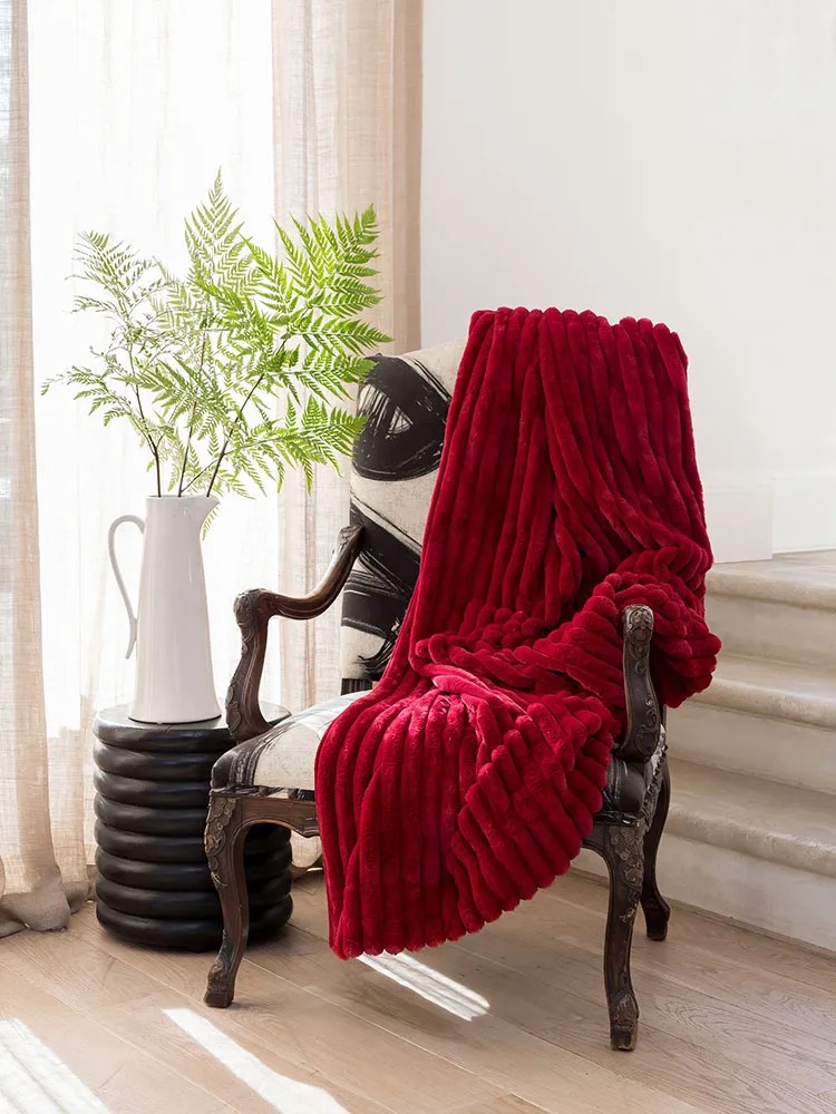 Linen House Decadence Throw Ruby Matoc Designs