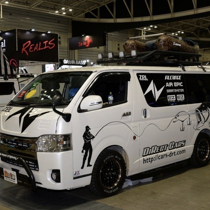 【ユニーク】 釣り 軽自動車
