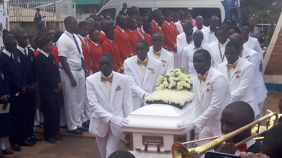 Allwhite funeral for St. Lawrence’s Mukiibi Matooke Republic