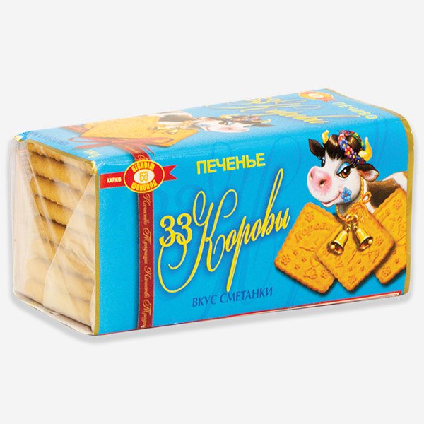 33 Korovka Cookies w/Sour Cream Flavor (Harkov) MatreshkaDeli