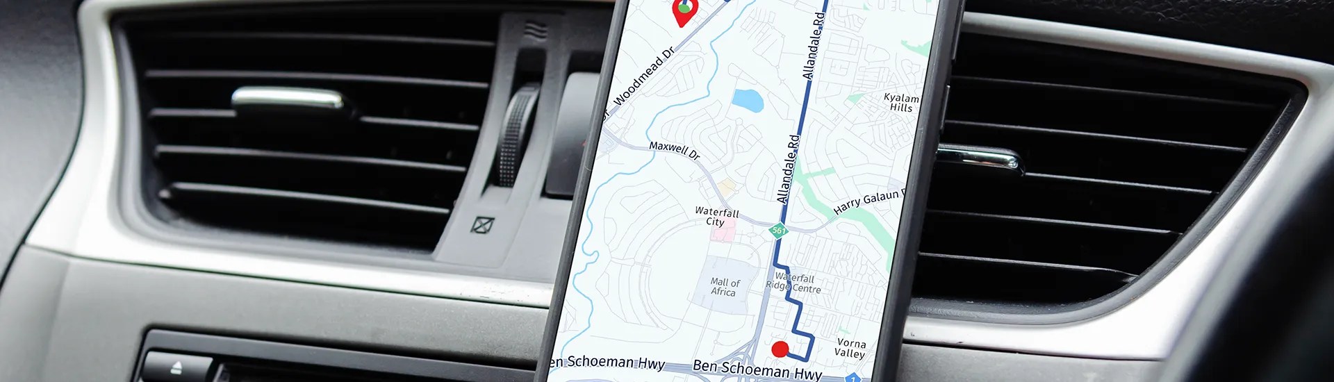 NoGo Zones Vehicle Tracking App Matrix