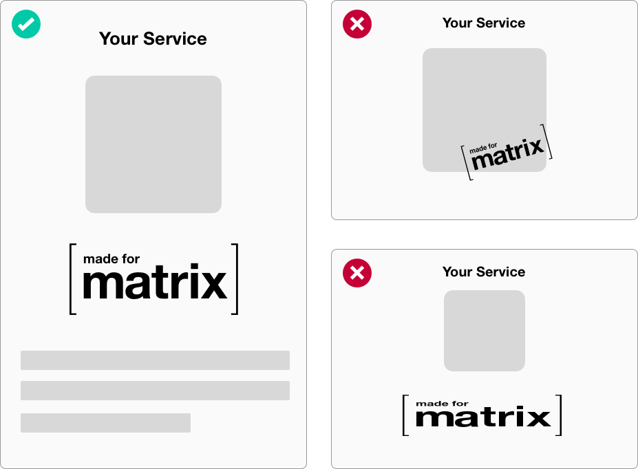 Made for Matrix Badge Guidelines