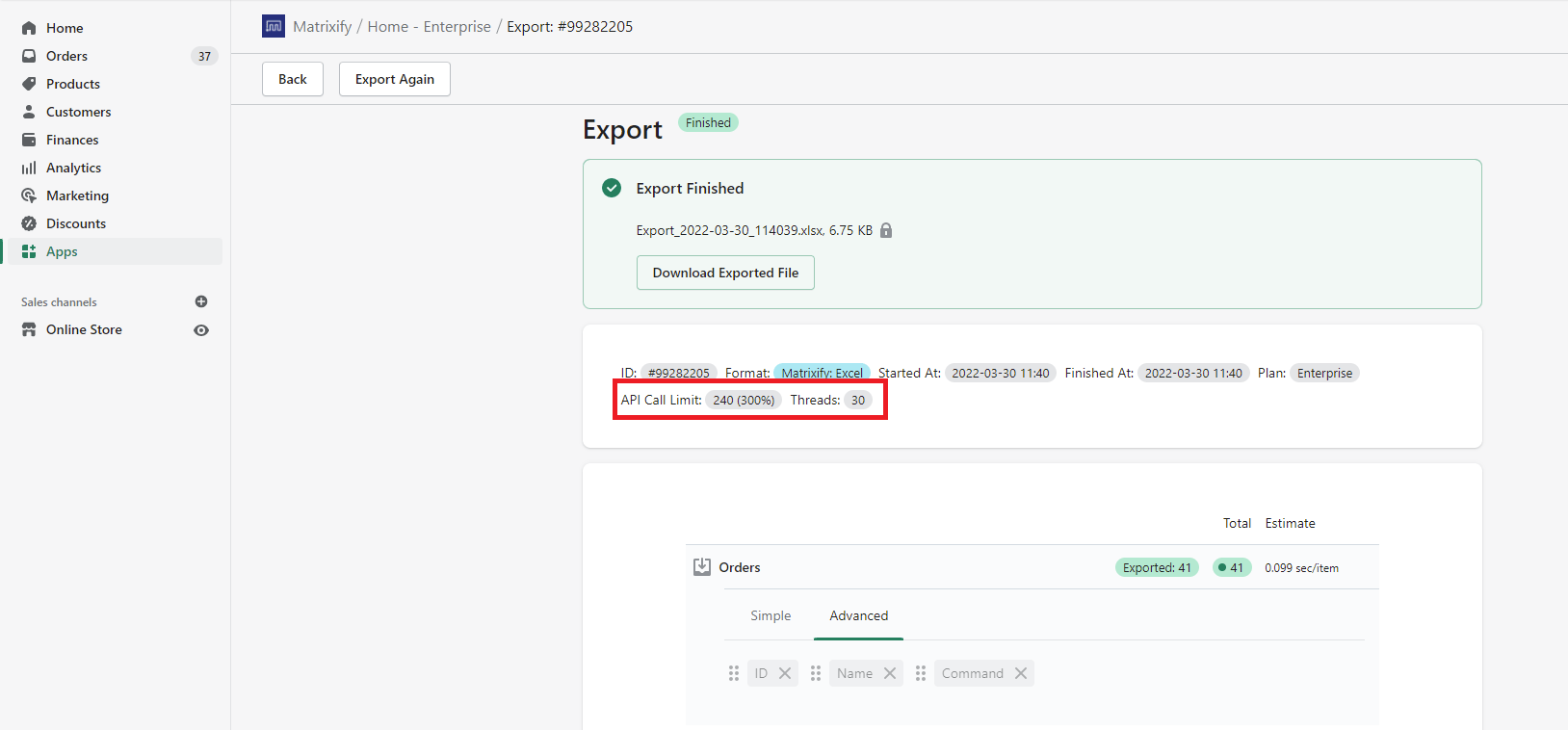 Shopify API Call Limit and how it impacts the Export and Import speed