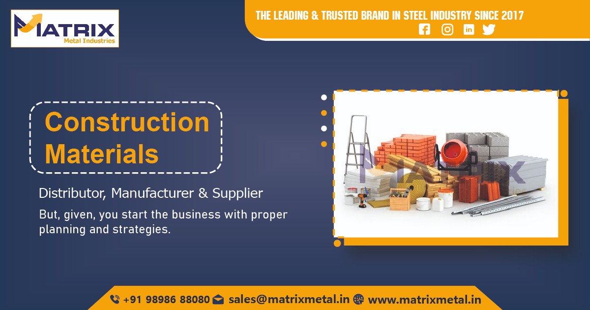 Construction Material Supplier in Ahmedabad, Gujarat, India
