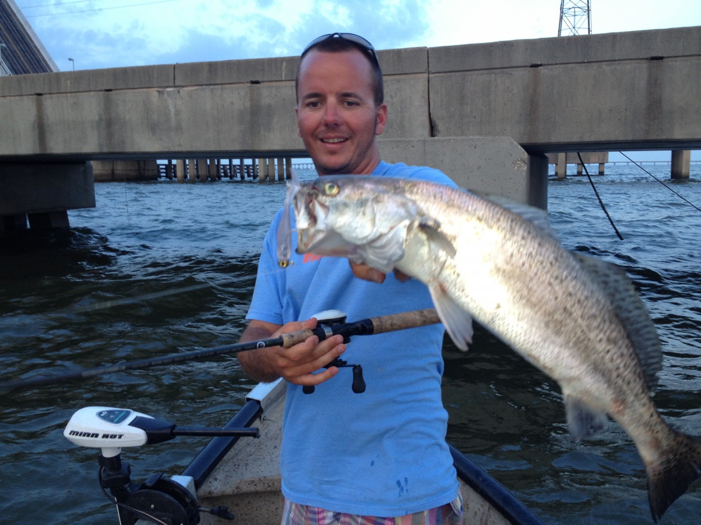 Speckled Trout Finding Lake Pontchartrain Bridges During Unusual Month