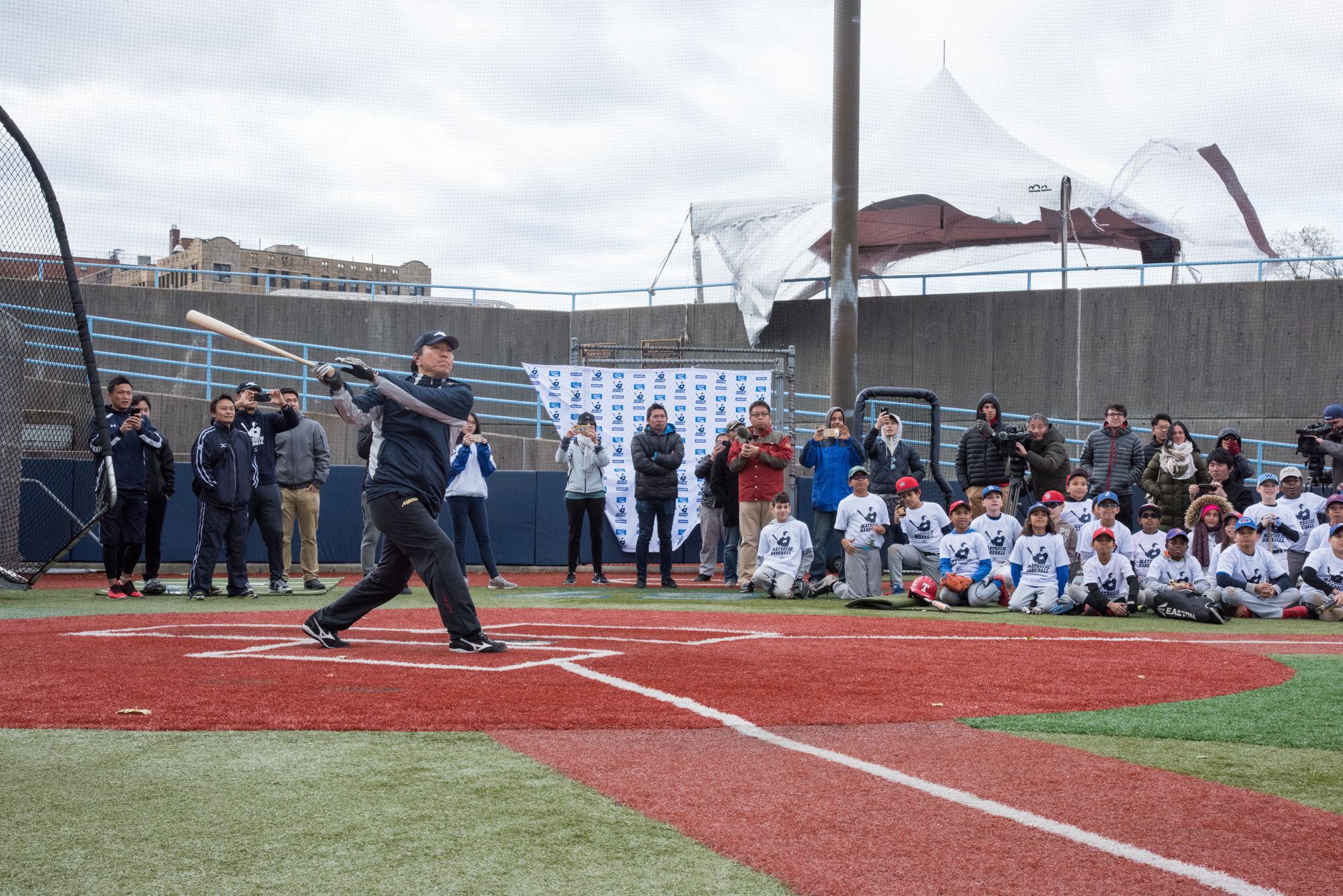 Baseball Clinic（11/19/17Manhattan, NY） Event NPO Matsui 55