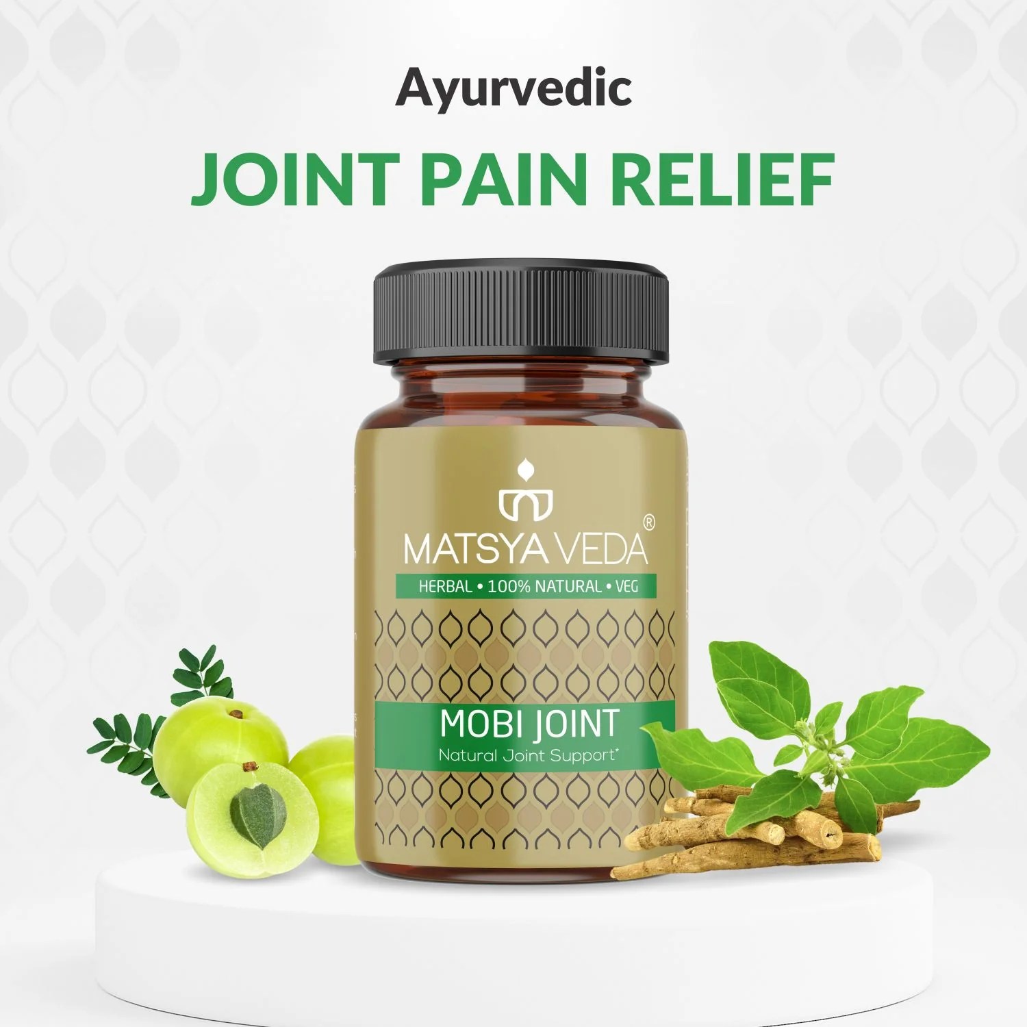Ayurvedic Supplement for Arthritis, Joint Pain, Knee Pain & Gout