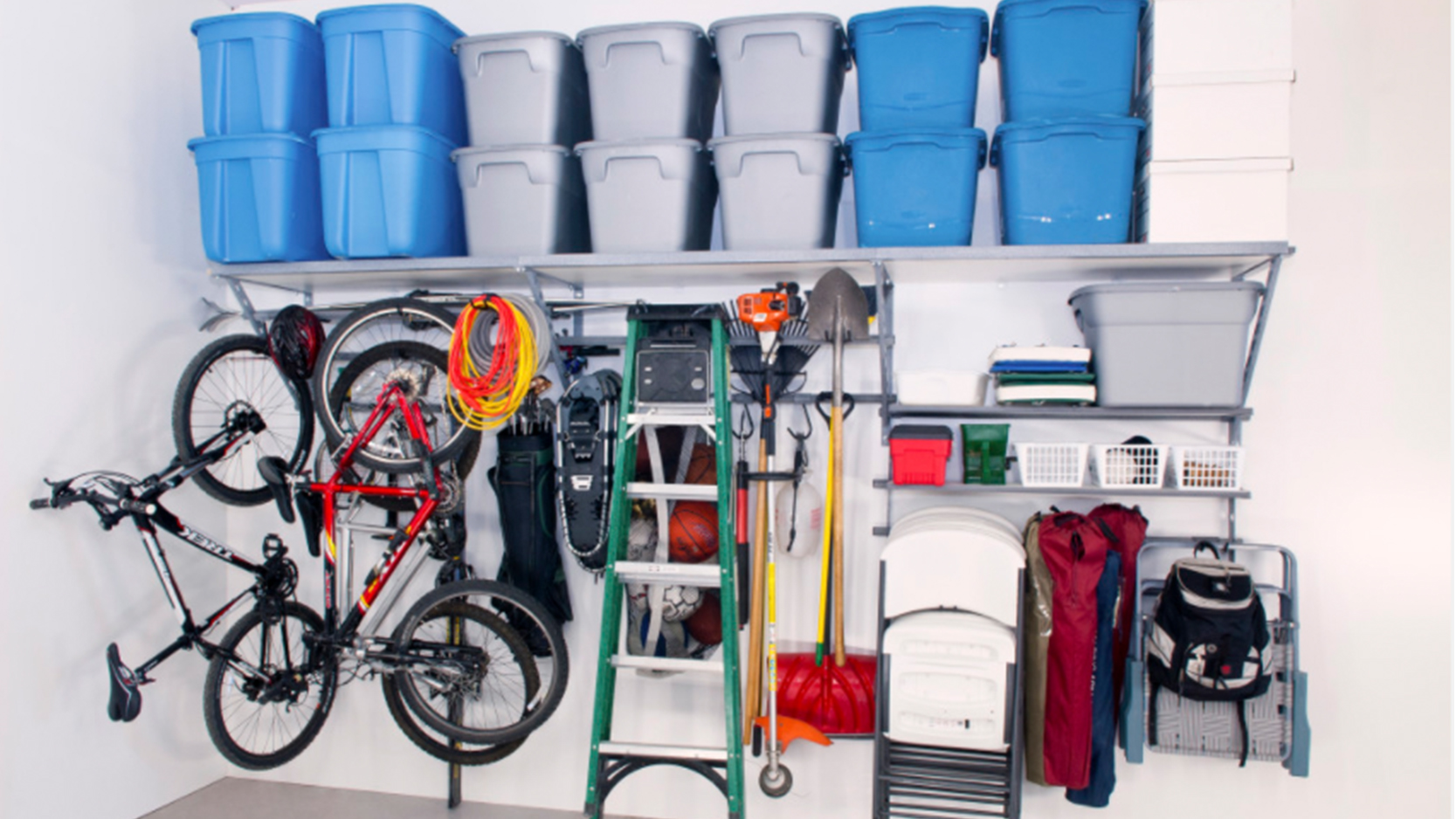 Monkey Bars is the best garage organizing system