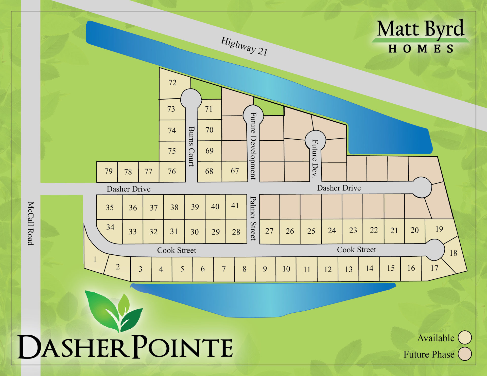 Dasher Pointe Matt Byrd Homes Matt Byrd Homes