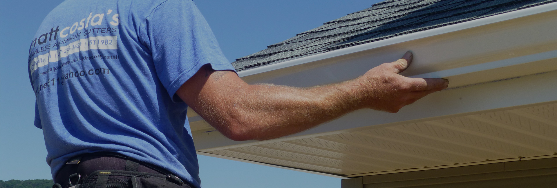 Matt Costa's Seamless Aluminum Gutters Gutter Install Fogelsville PA