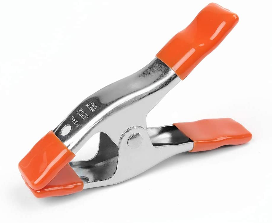 Heavy Duty Spring Clamps Set, 2 inch, Steel made with Protected Rubber