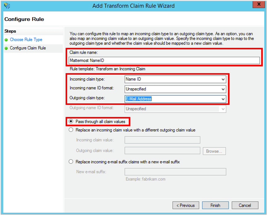 Configure SAML with Microsoft ADFS for Windows Server 2012 — Mattermost