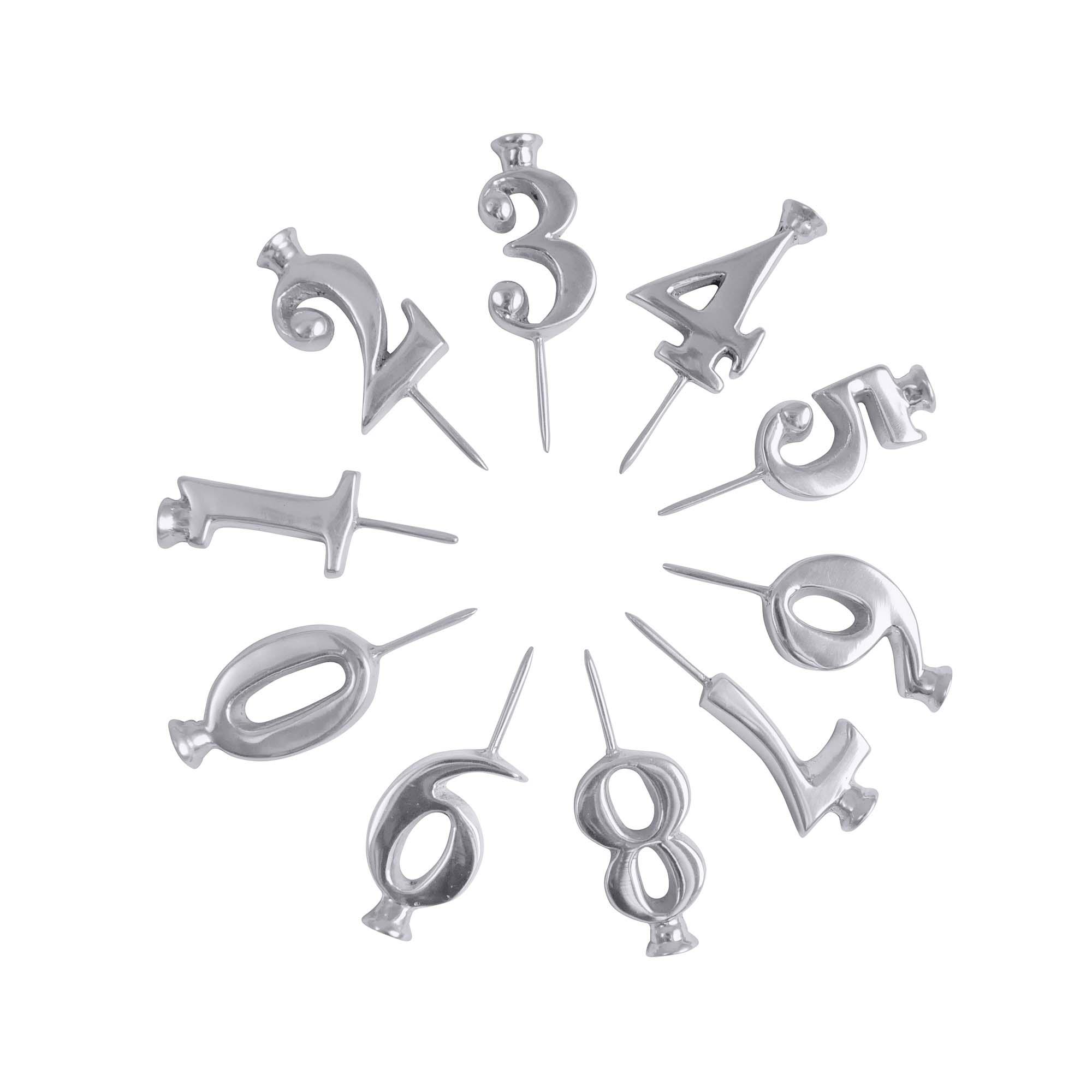 Number Candle Holder Set Matterns Floral