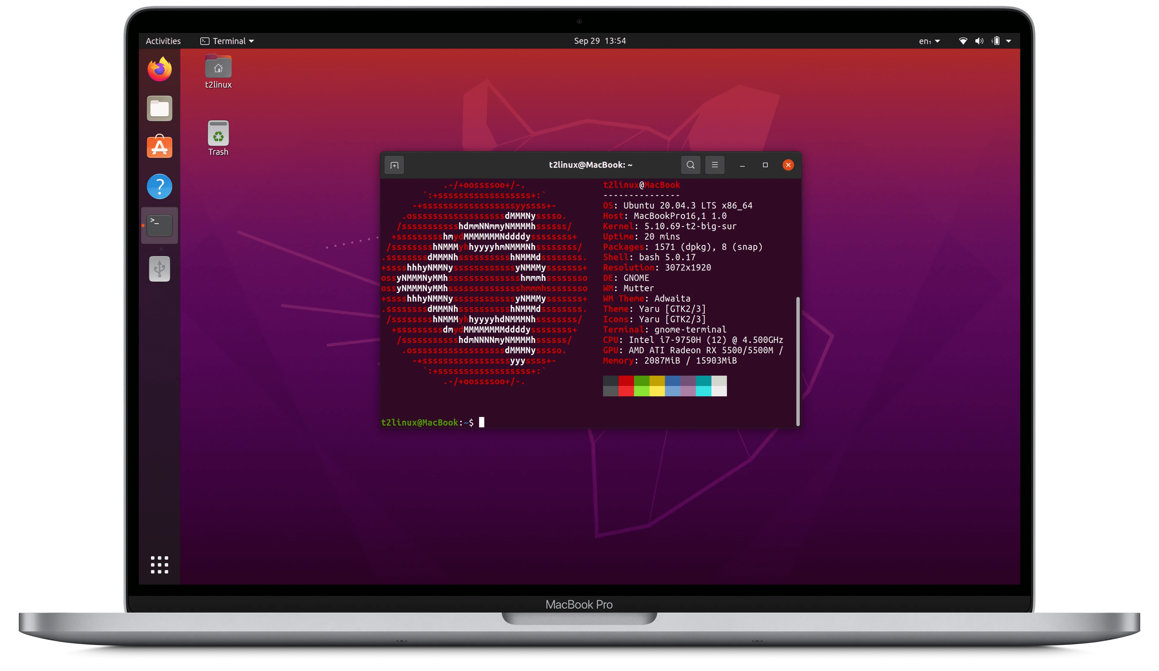 Installing Arch on Intel Macbook Pro with T2 Security Chip Matt Gibson