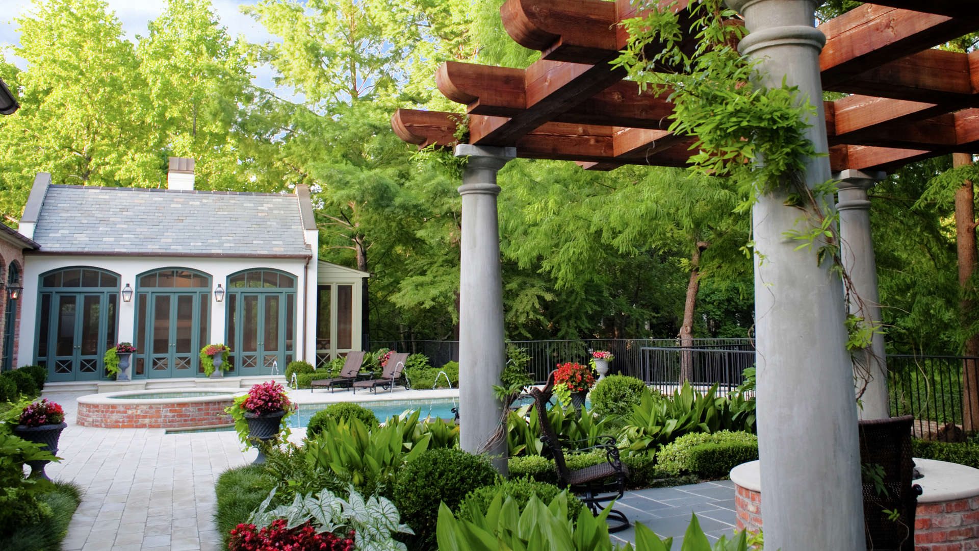 House Tour Southern Creekside Landscape Design