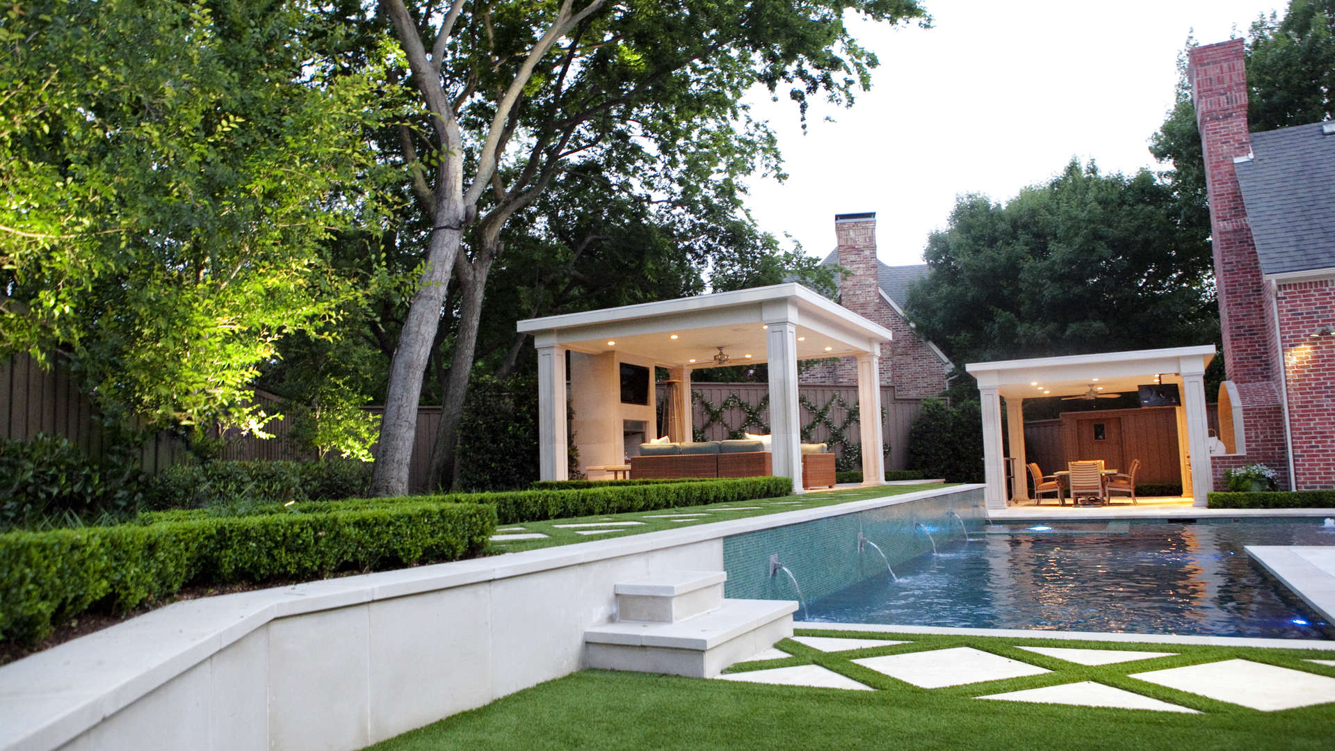 Transitional Landscape Design Dallas, Texas Matthew Murrey Design