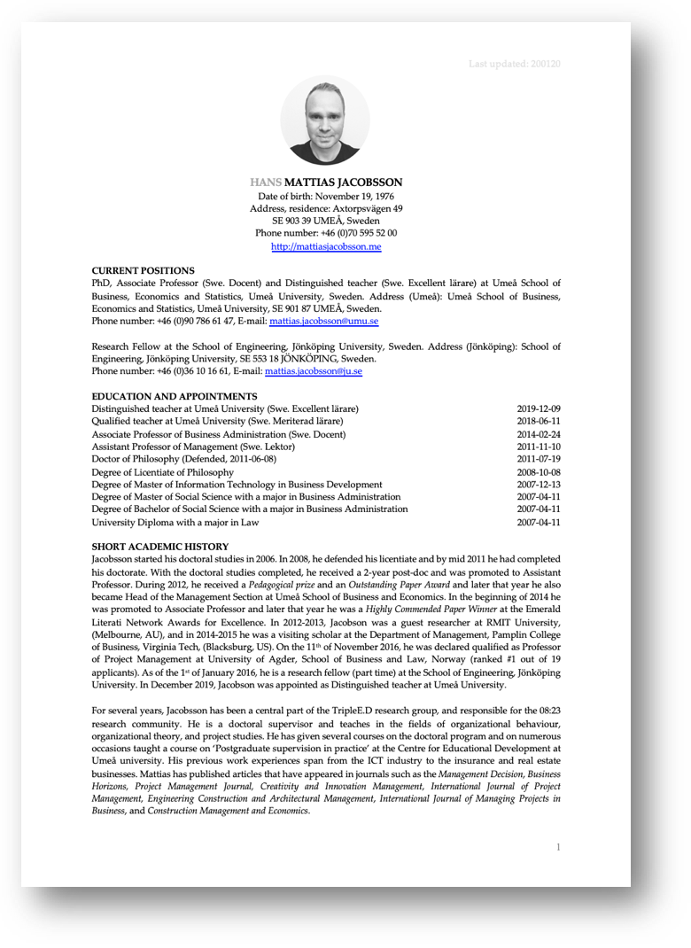 Jonathan stump professional summary reliable engineering technician with comprehensive experience in private as well as government projects. Mattiasjacobsson Files Wordpress Com 2020 01 Cv
