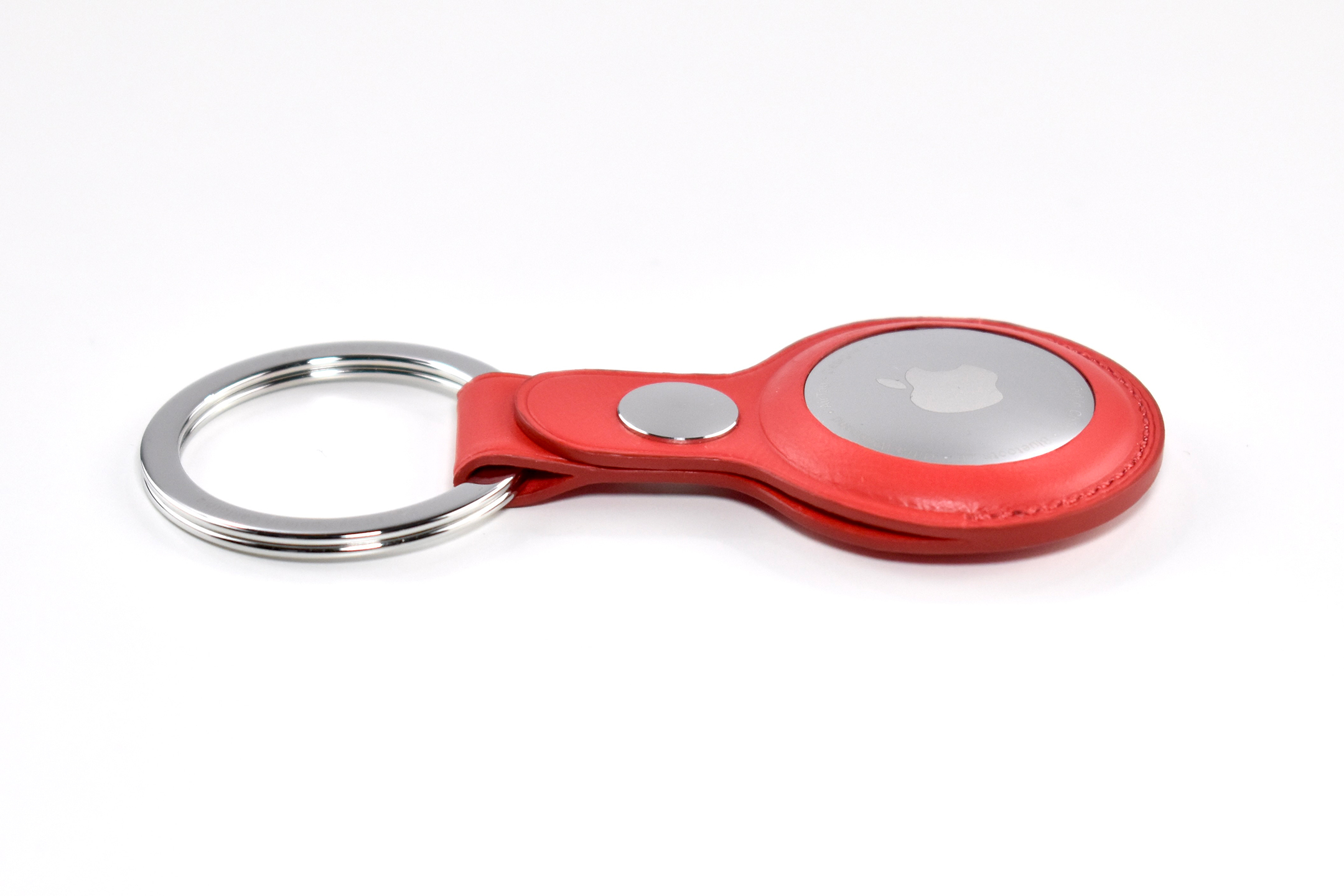 AirTag Leather Key Ring ((PRODUCT)RED, 2021)