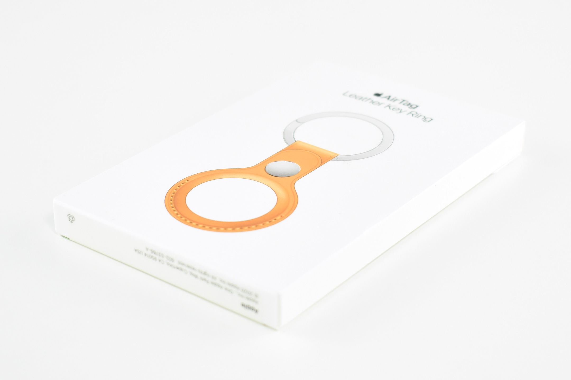 AirTag Leather Key Ring (California Poppy, 2020)