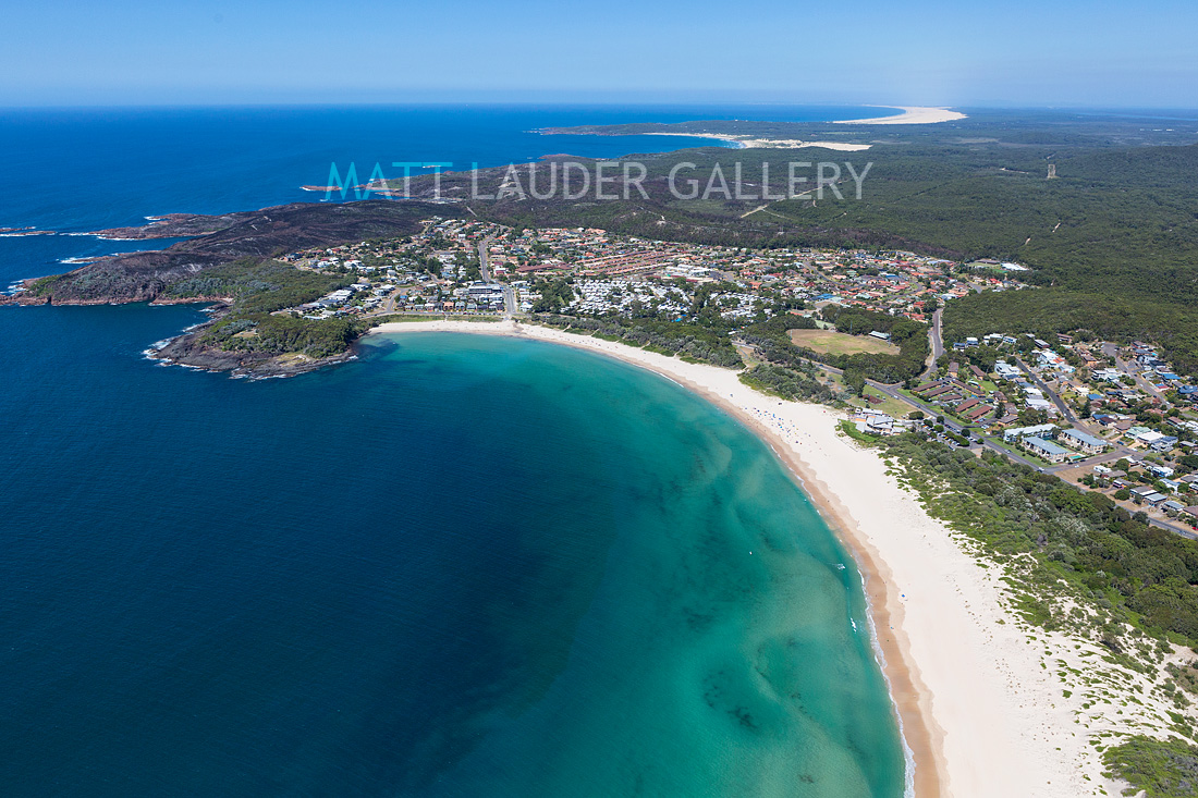 Fingal Bay Images Daytime Aerial Landscape