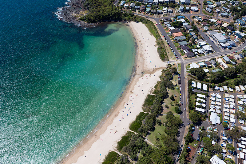 Fingal Beach Aerial Landscape Photos Port Stephens