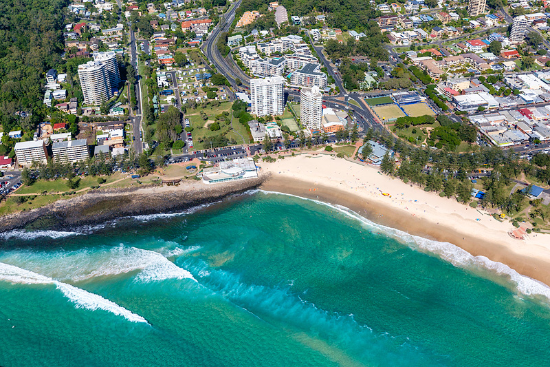 Burleigh Heads Aerial Landscape Photography Images