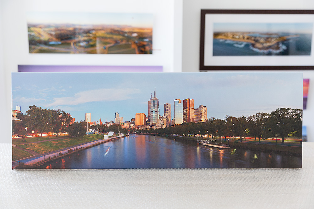 Stretched Canvas Melbourne City Ready 2 Go Online Landscape