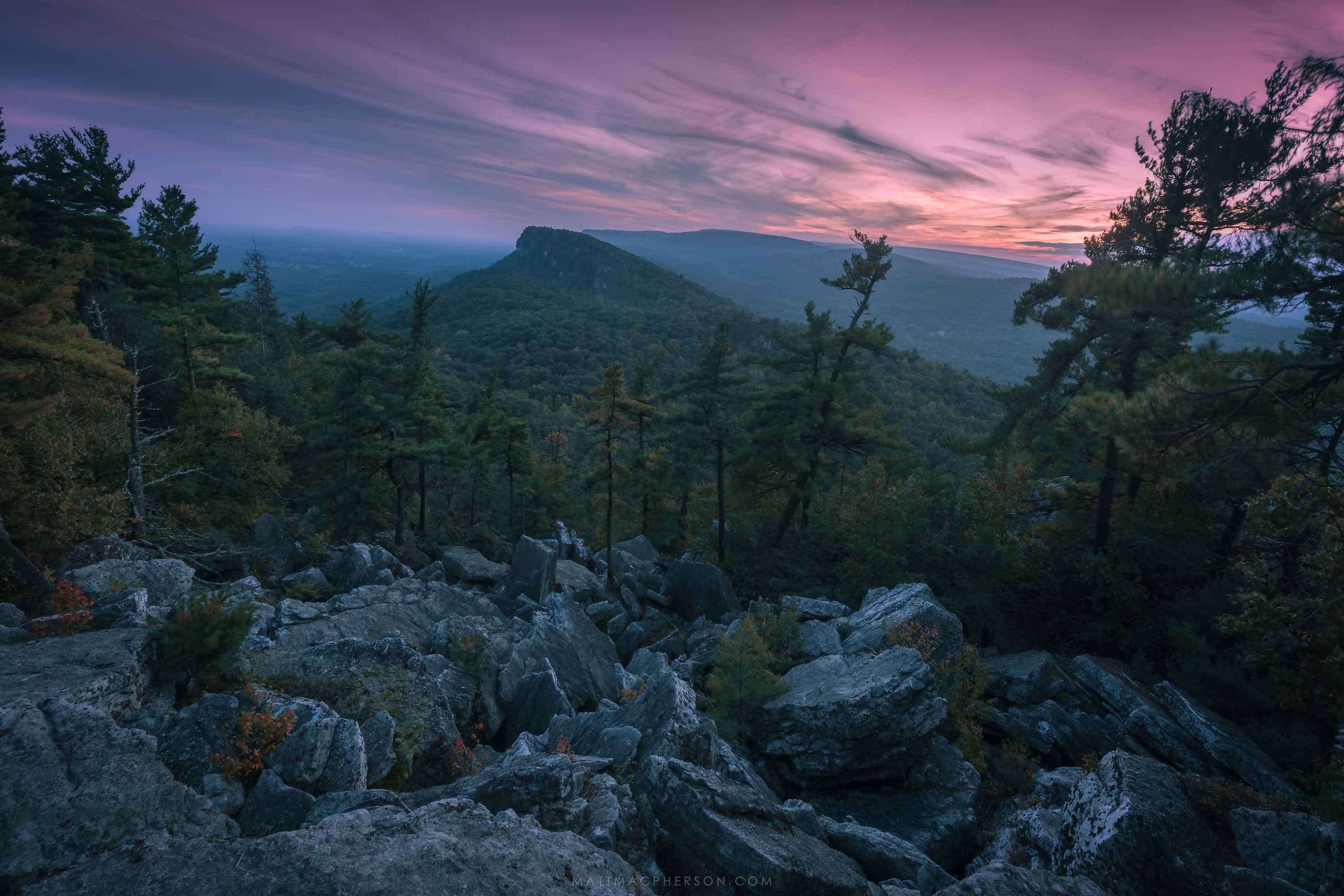 The Appalachian Trail through New Hampshire [OC][4800x2400] r/EarthPorn