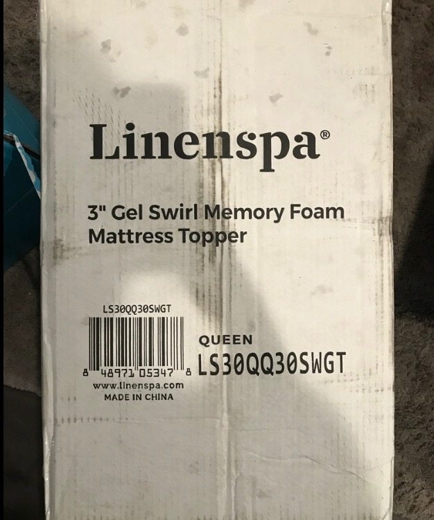 Linenspa 3 Inch Gel Swirl Memory Foam Topper Review Mattresses