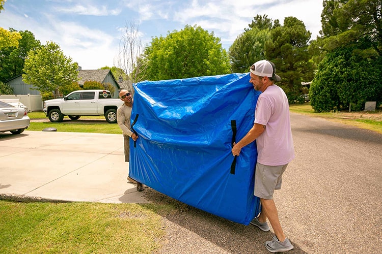 Mattress Bag Queen for Moving & Storage Handles & Zippers MattSafe Mattress Bags