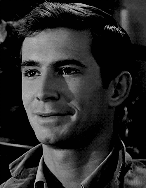Anthony Perkins smiling (GIF) Matthew's Island of Misfit Toys