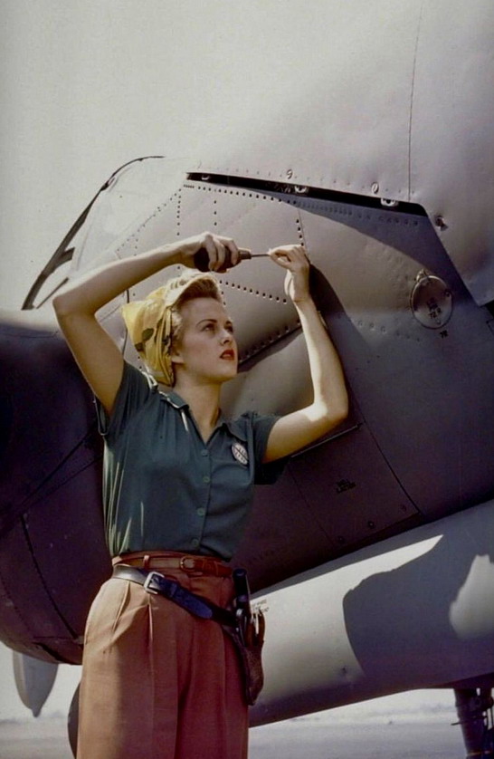 Riveter, US, WWII MATTHEW'S ISLAND