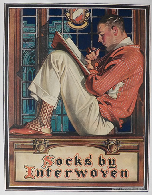 Interwoven socks, 1910s MATTHEW'S ISLAND
