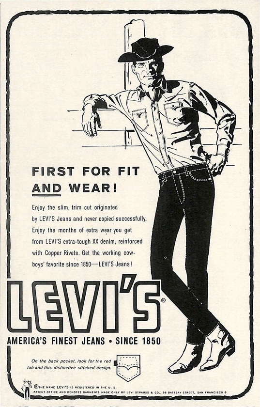 Levi’s ad, circa 1960 MATTHEW'S ISLAND