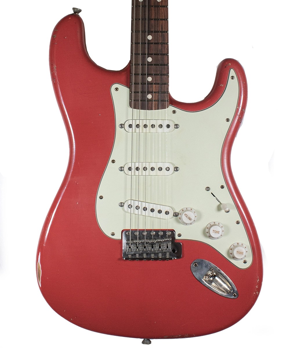 Iconic Vintage 62S Aged Fiesta Red Electric Guitar Matts Music