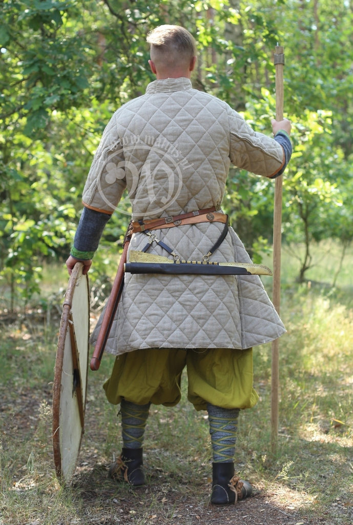 Early medieval Gambeson made of linen worn by Vikings and Slavs Matuls