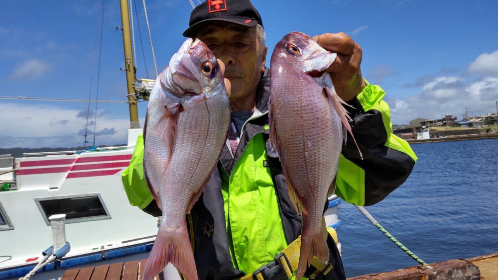 8月18日の釣果 釣船 松丸 － 千葉県南房総・館山 布良瀬 相浜港