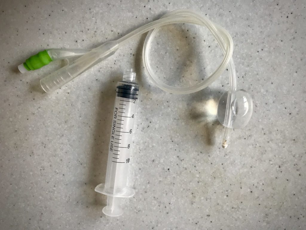 Exercising with a catheter Maturing Well