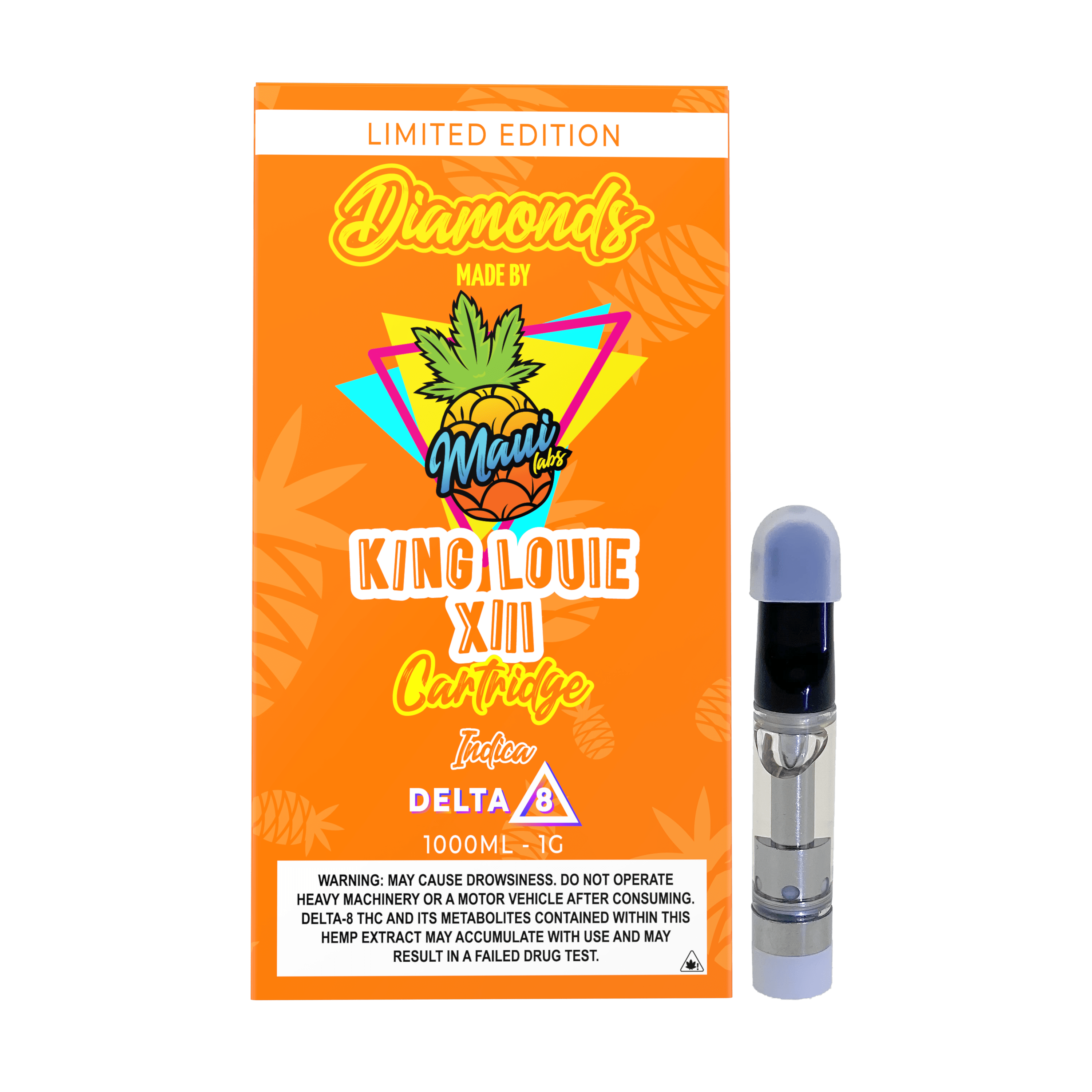 King Louie XIII Dimaonds Delta8 510 Cartridge Maui Labs